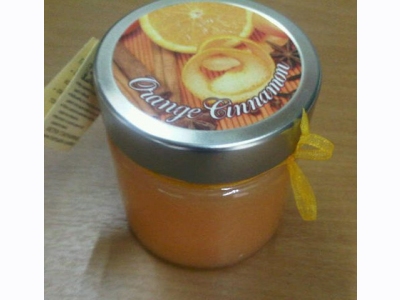 Αρωματικό κερί σε βάζο, Orange Cinnamon [120004-214]